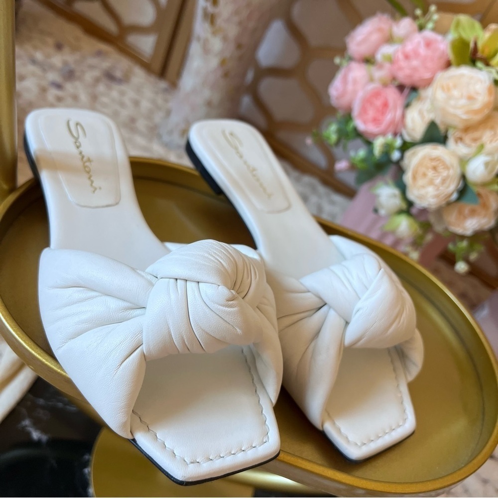 Santoni summer sandals size 37.5